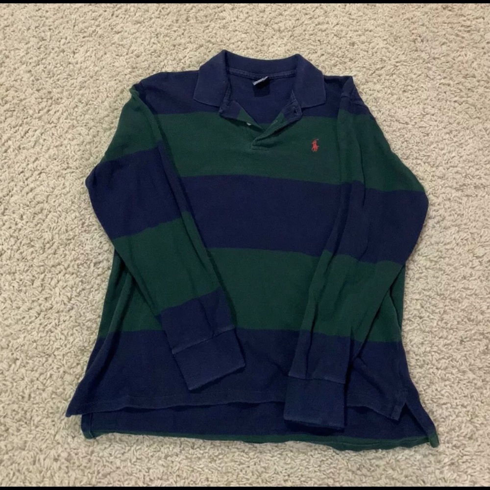 Boys Polo Ralph Lauren long sleeve shirt size medium